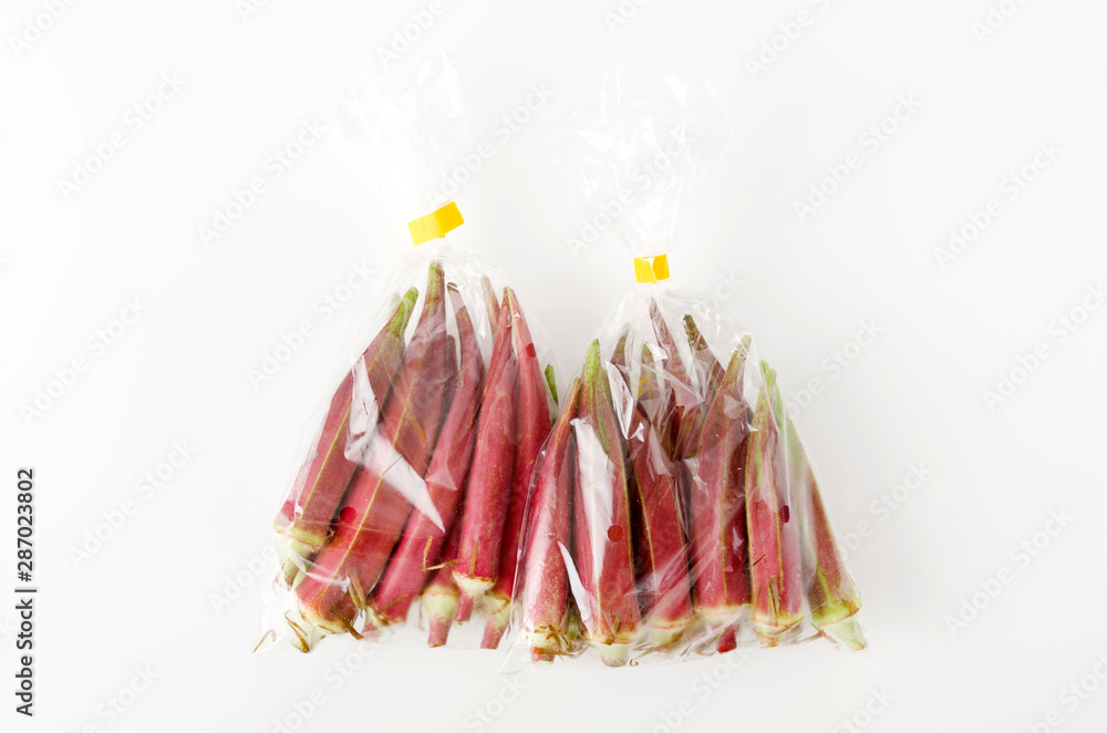 赤オクラ(袋入り)