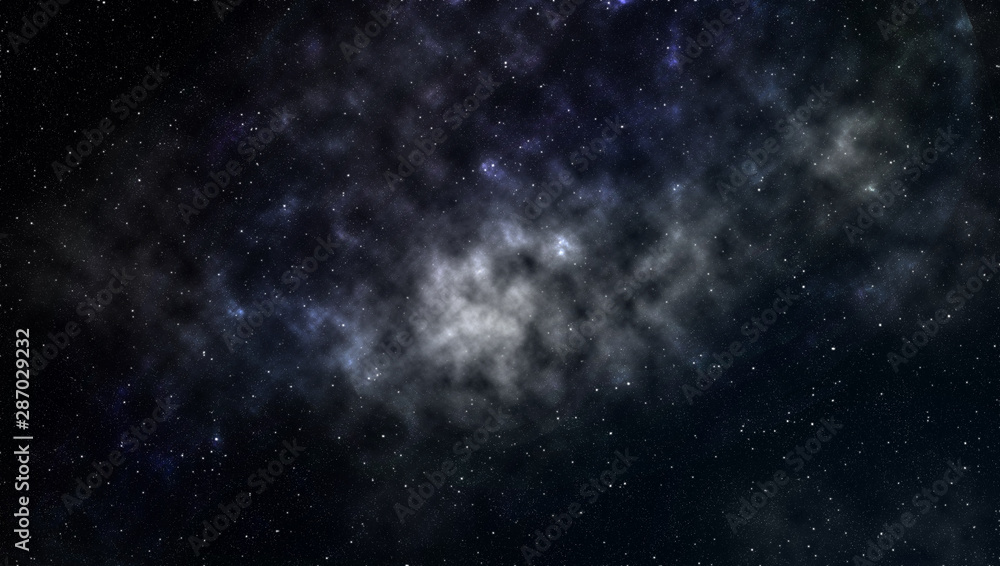 Stars in the Universe Galaxy space background