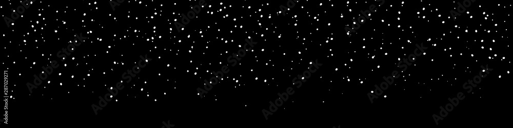 Christmas snowfall overlay. Falling snow banner. Edging of winter blizzard. Christmas snowfall overlay. Falling snow banner. Edging of winter blizzard.
