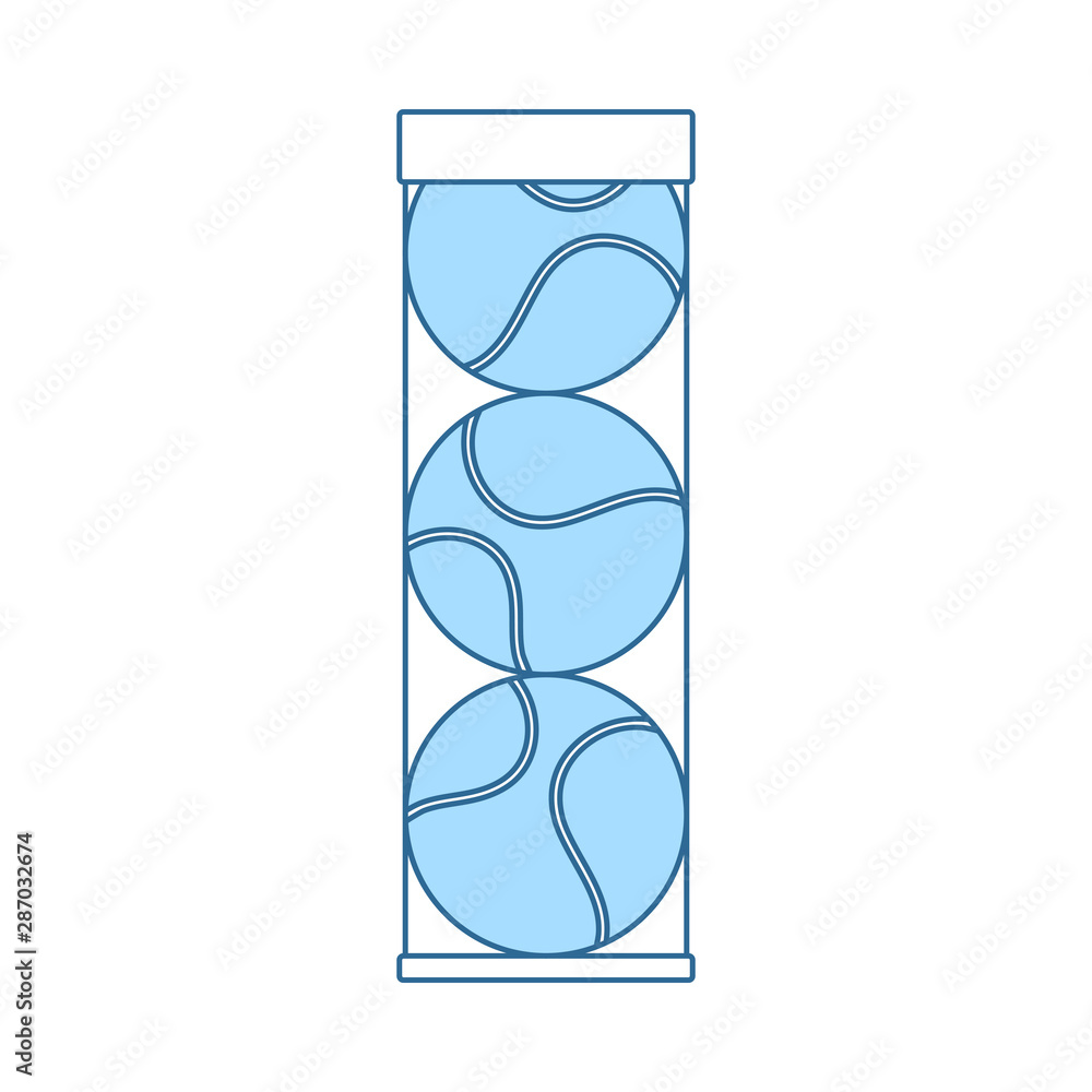 Fototapeta premium Tennis Ball Container Icon