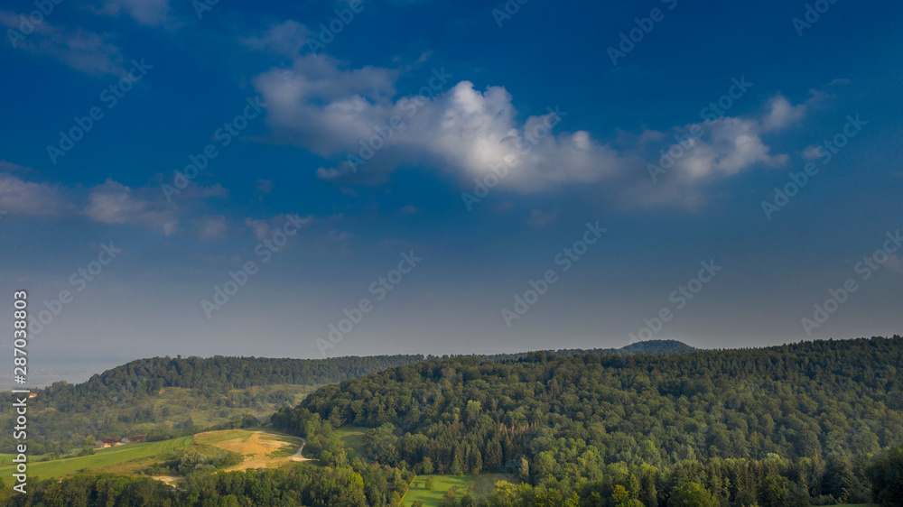 Landschaftspanorama - Luftbild