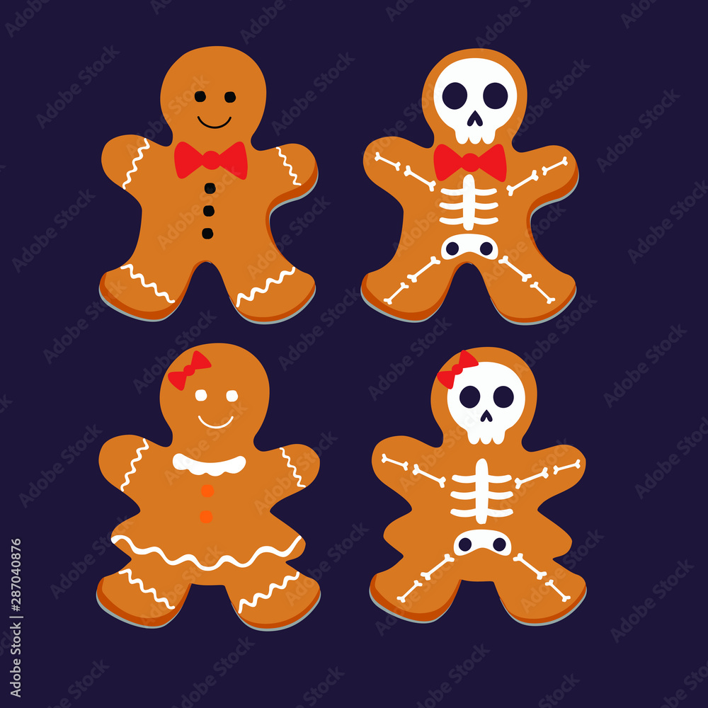Funny Halloween art, vector Illustration Funny Halloween art, vector Illustration
