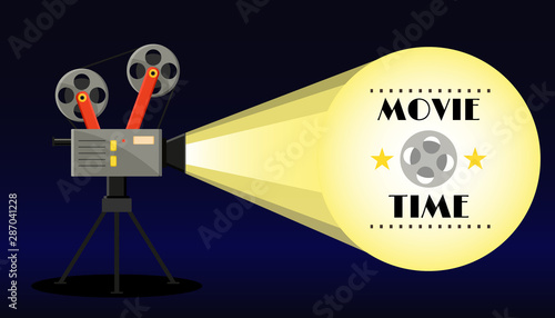Vintage retro movie