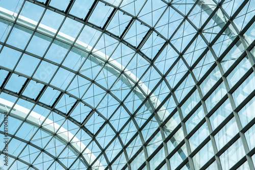 glass roof mesh structure