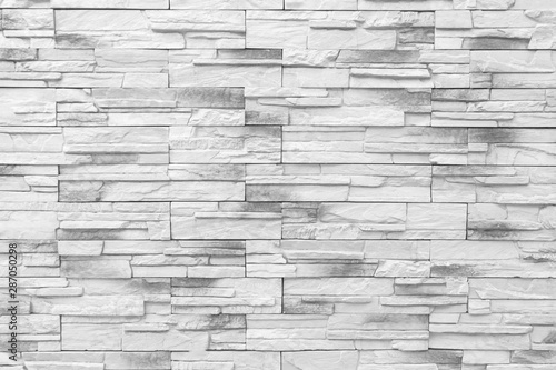 Gray brick wall or rear wall for interior or exterior to your design.