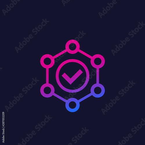 integrity icon on dark