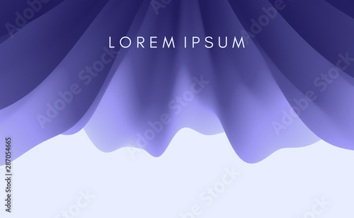 Abstract leaf texture. Floral background. Vector illustration with dynamic effect.