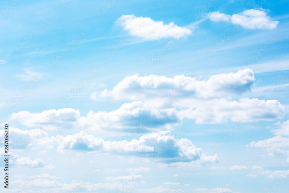 Blue sky with clouds, abstract background Blue sky with clouds, abstract background