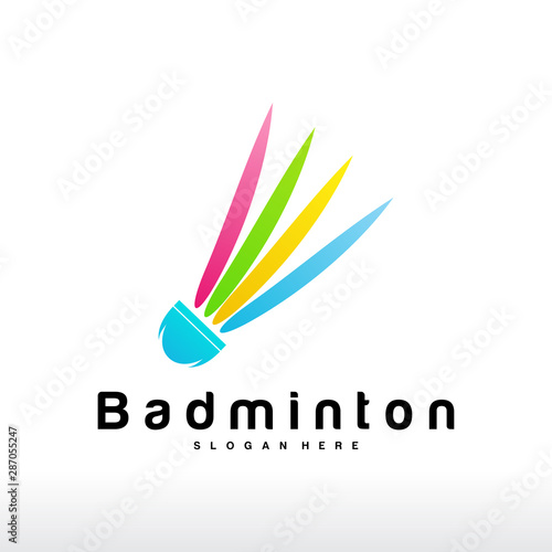 Badminton Shuttlecock icon logo. You can use for Sport logo and Badminton Championship Logo