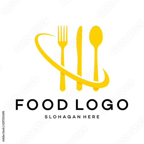 Food logo template vector, Food Restaurant logo design
