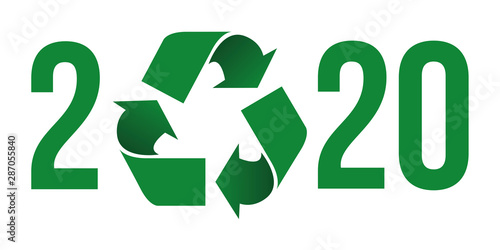 Carte de vœux pédagogique 2020 pour la protection de la planète et de l’environnement, rappelant l’importance de trier ses déchets pour les recycler.