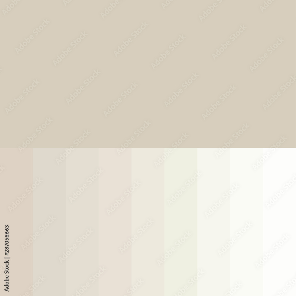 Brown color palette vector illustration