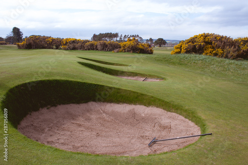 Bunkers at Carnoustie