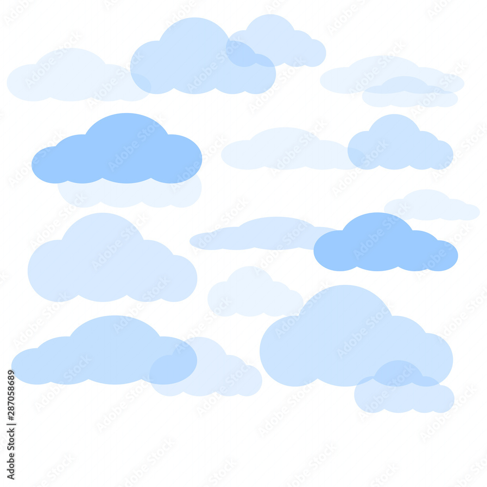 abstract background of cloud and blue sky ,vector,illustration