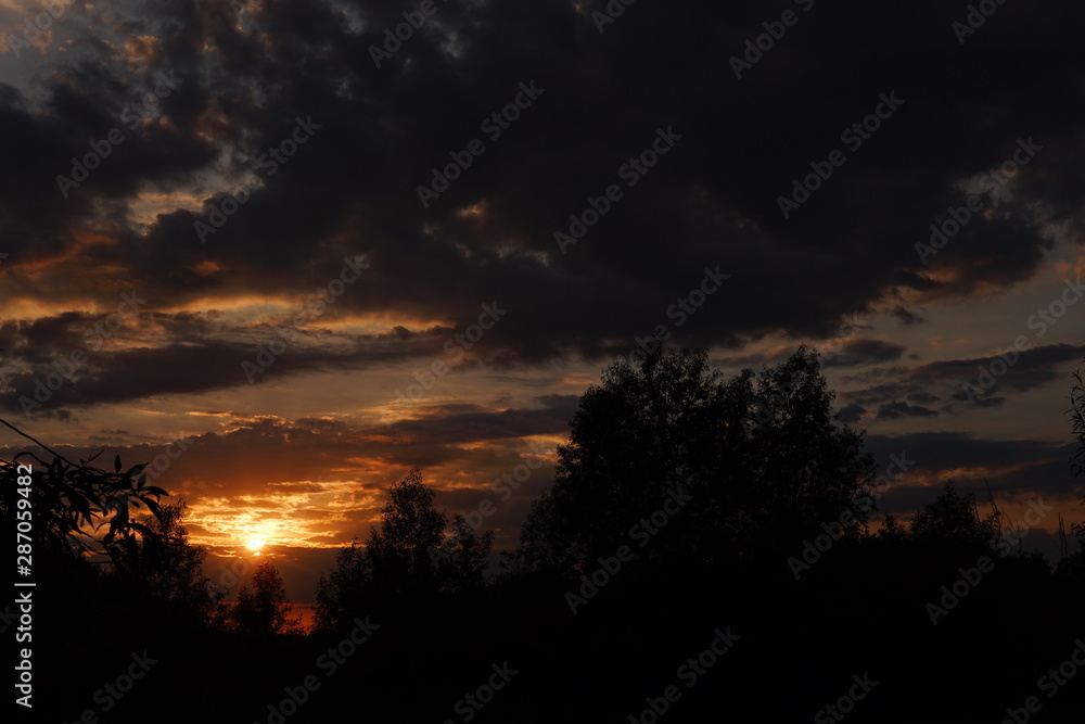 sunset sky clouds sunset sky clouds