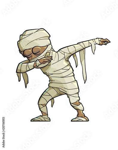 Dabbing Mummy