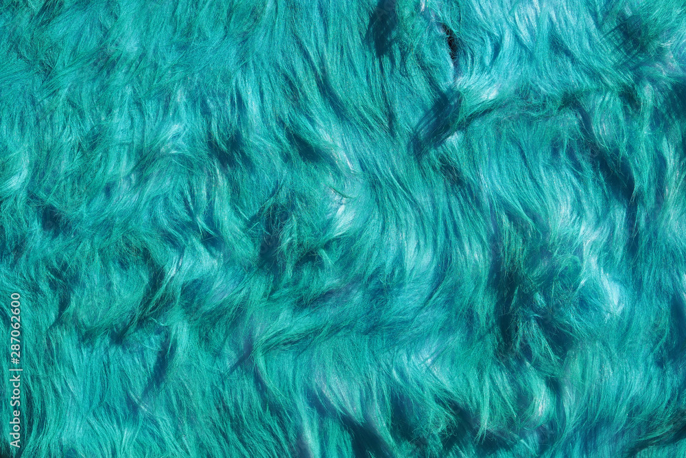 Blue faux wool as texture and background Blue faux wool as texture and background