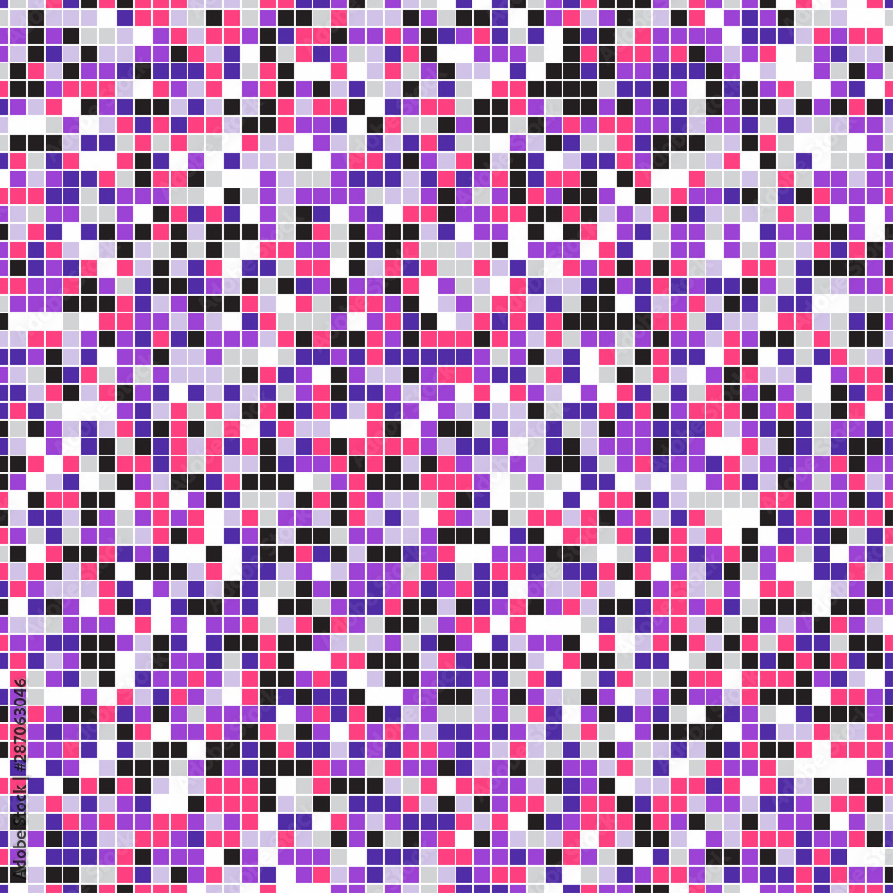 Fototapeta premium Seamless pixel pattern