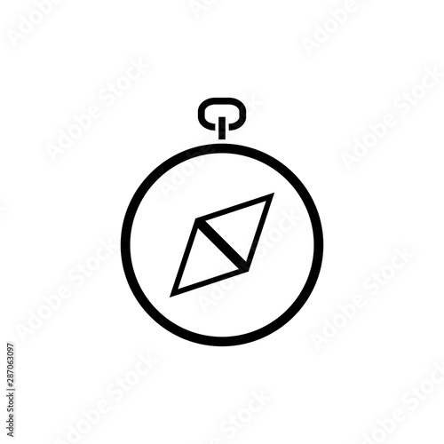 Free Download compass design trendy icon template - GFXLoad