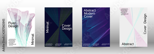 Cover design template set 