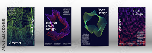 Cover design template set 