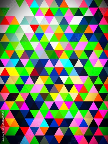 abstract colourful geometric background with triangles
