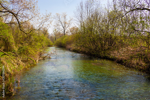 River Tergola in Italy