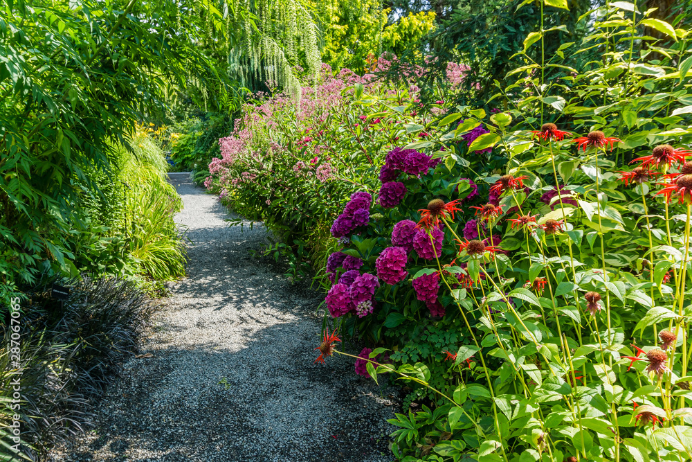 Colorful Garden Path