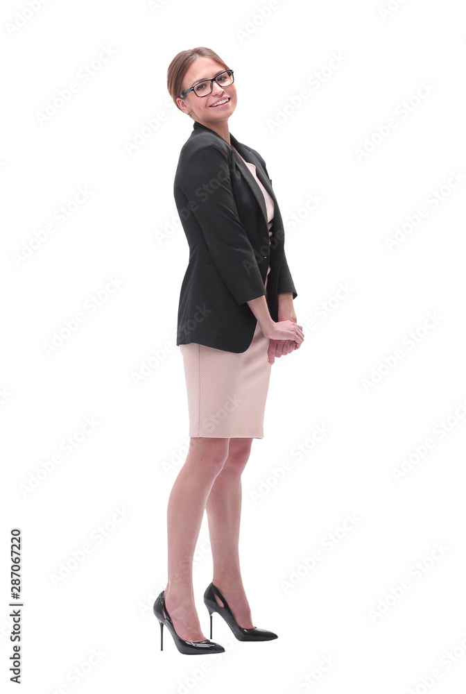 full length . portrait of a successful young business woman full length . portrait of a successful young business woman