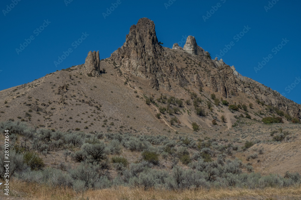 Saddle Rock formation view from below Saddle Rock formation view from below