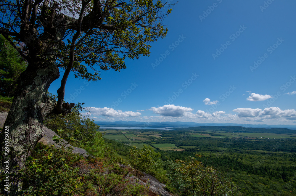 views from the summit of Boquet mountain 