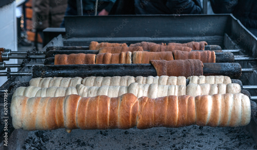 Traditional Christmas treat at Prague streets