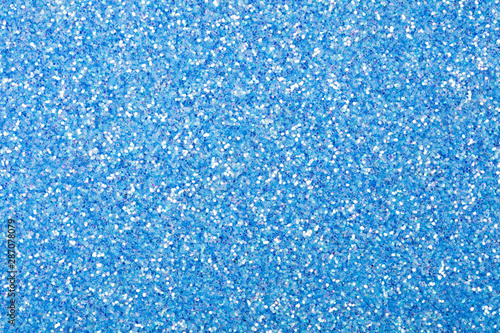 New blue glitter background with shiny surface for create stylis