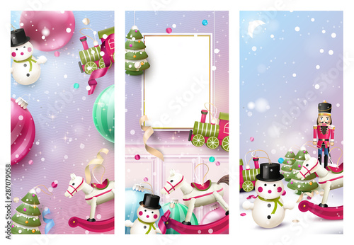Christmas banners or headers