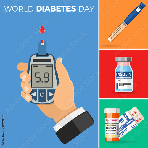 World Diabetes Day Concept