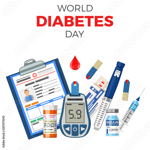 World Diabetes Day Concept