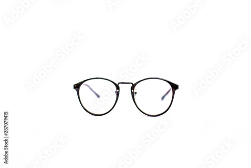 Glasses isolated on white background