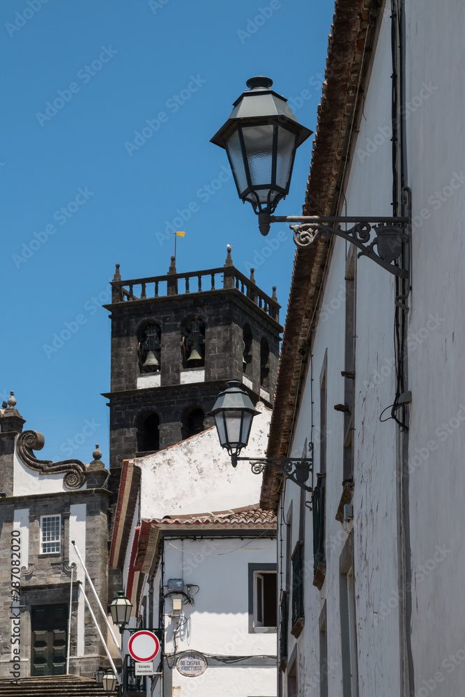 Street in Ribeira Grande, Sao Miguel, Azores