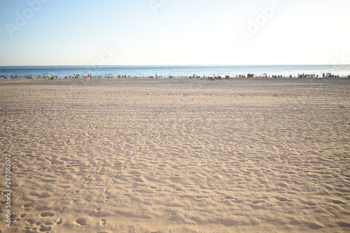 Sanlucar de Barrameda beach. Cadiz. Andalusia. Spain. Europe. August 25  2019