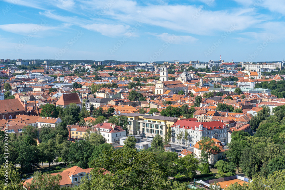 Vilnius. View from the height of the old town