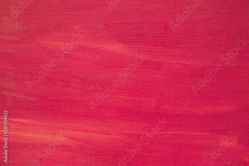 Fototapeta red background texture painted on artistic canvas