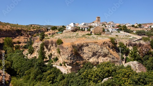 Vistas del pueblo de Alhama de Granada, España photo