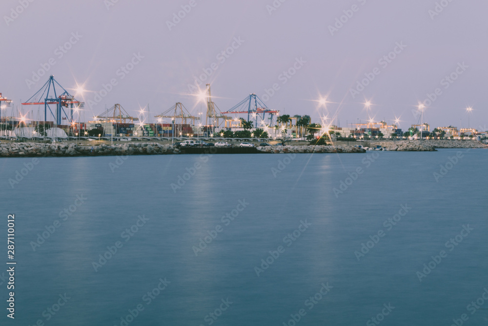 Industry port in Valencia Industry port in Valencia