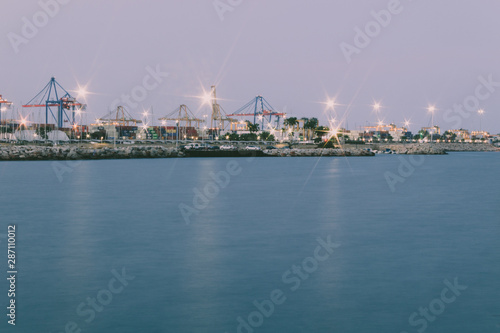Industry port in Valencia