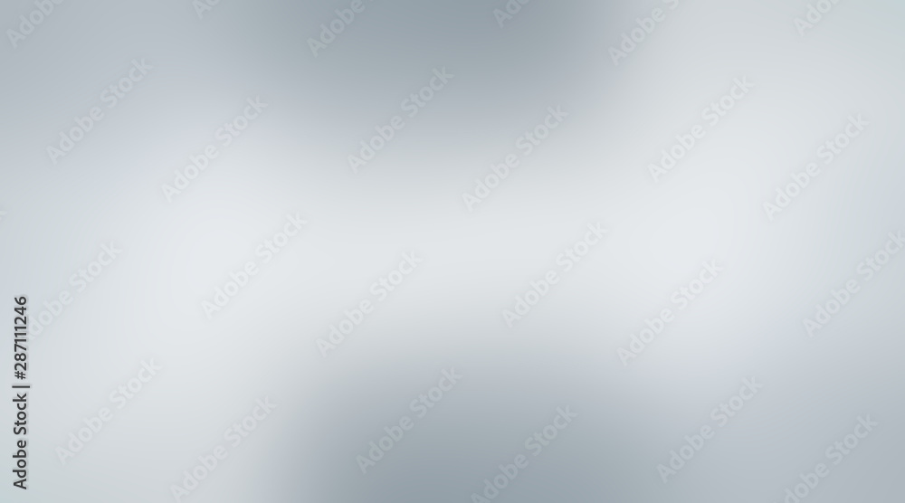 Smooth gray and white backdrop. Clean grey gradient template studio background.