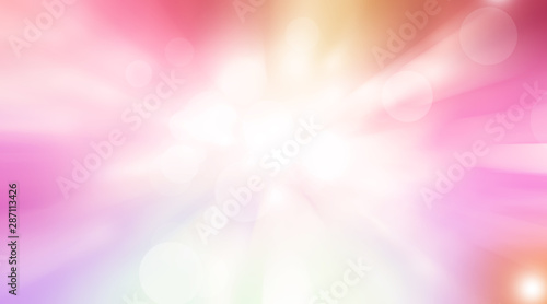 pink circle blurred background. Valentine, Love backdrop wallpaper. © ooddysmile