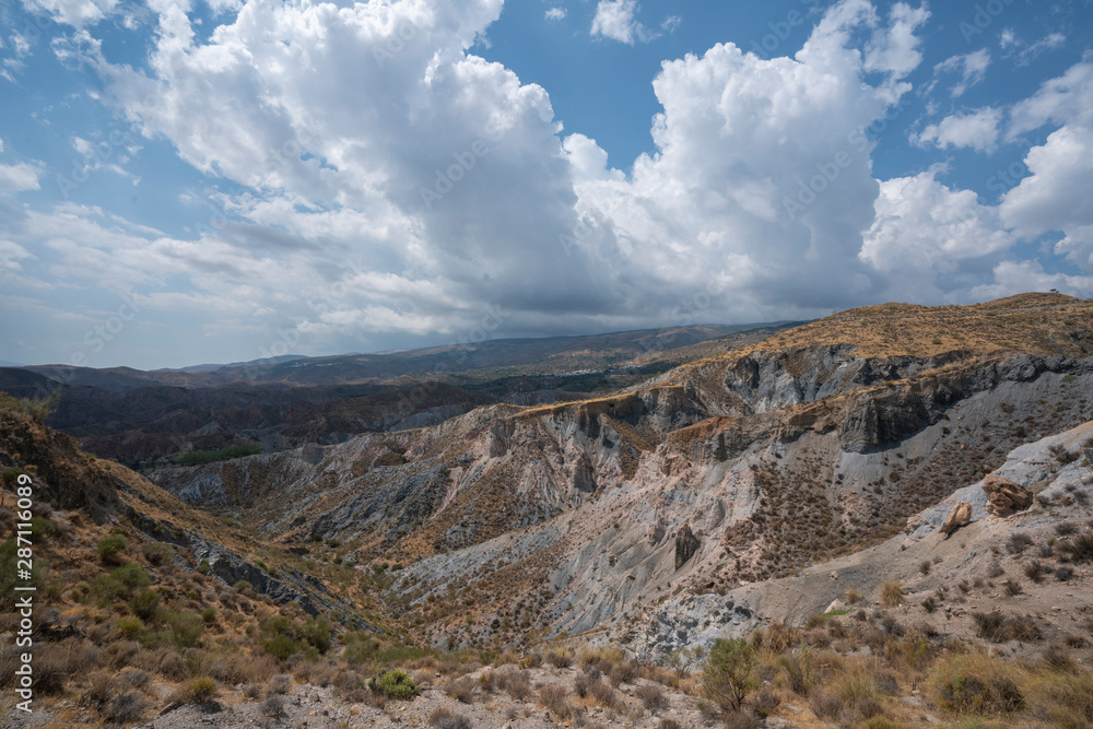 landscape of the Alpujarra de Granada, location near Ugijar (Spain) landscape of the Alpujarra de Granada, location near Ugijar (Spain)