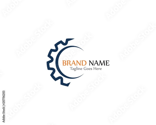Gear Logo creative Template vector icon illustration design