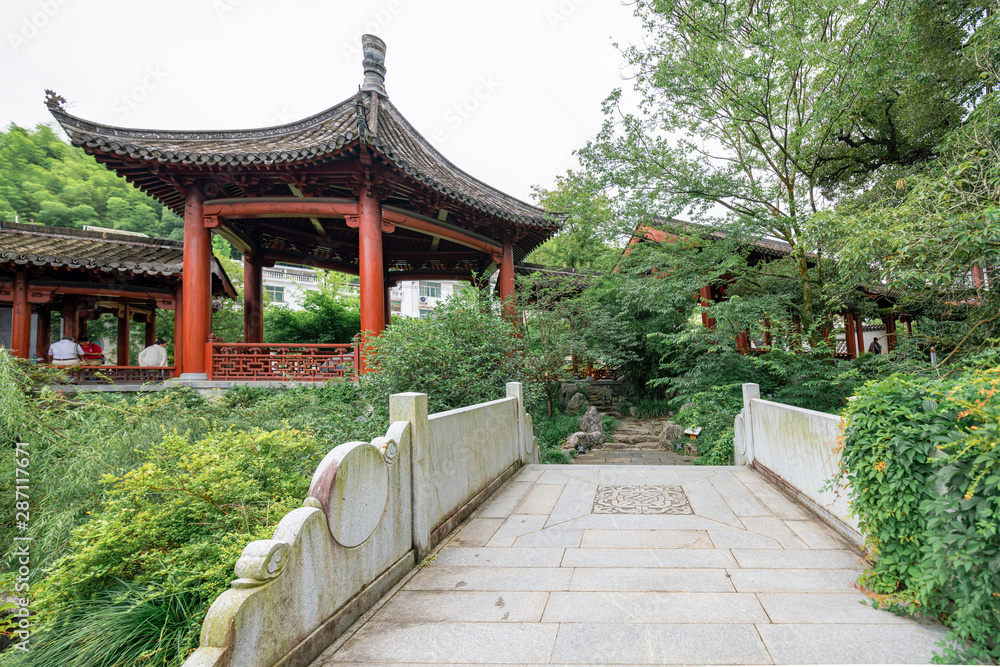 The Zhu garden of the ancient town of Wuyuan, Shangrao City, Jiangxi Province, China The Zhu garden of the ancient town of Wuyuan, Shangrao City, Jiangxi Province, China