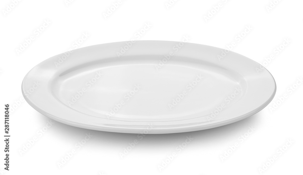 plate on white background. plate on white background.